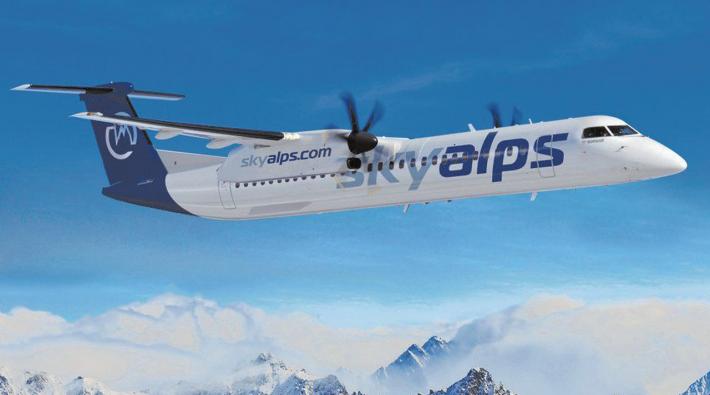 Italian start-up Sky Alps receives first two Q400 aircraft