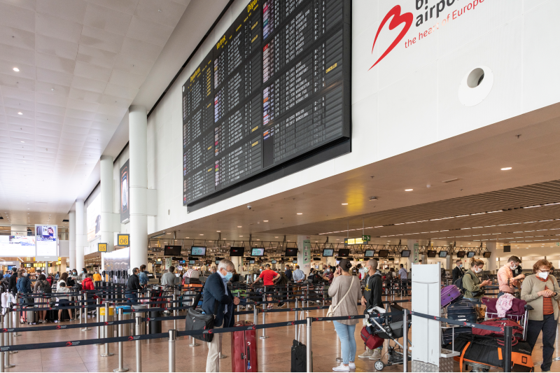 Brussels Airport welcomes 1.1 million passengers in March