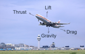 How can an aircraft stay in the air?