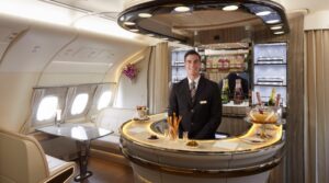 Emirates equips 205 Boeing 777 aircraft with bar